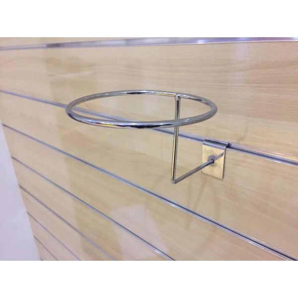 Chrome plated wire hat/ball display rack hook-h00004
