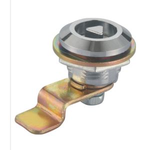 Cabinet Padlockable Cam Lock Powder Coated Metal With Wing Knob