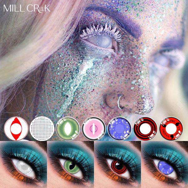 Buy OEM Novelty Cosplay Contact Lens Sharingan For Fancy Dress at wholesale prices