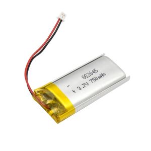 OEM / ODM Lithium Polymer Battery Pack 3.7V 750MAH LiPo Battery LP852045