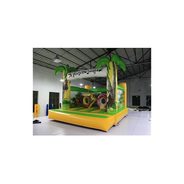 Hawaii Coconut Tree Tropical Style Inflatable Bounce House For Children