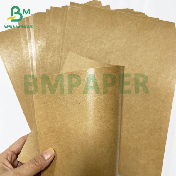 Unbleached Oilproof Snack Packing Box PE Coated Kraft Liner Board