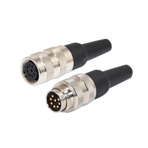 Quality IP67 Rated M16 Waterproof Connector With PBT Insulator Material And Contact Plate Au Gold/gold for sale