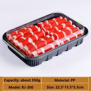 Wholesale disposable meat roll box food grade high-grade plastic box antifreeze