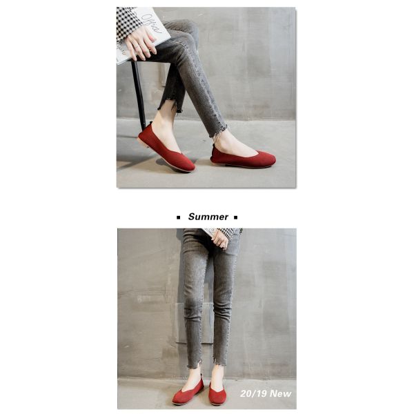 Wholesale Breathable Fashion Low Heel Loafers Women Elegant Flat Dress Shoes For Ladies