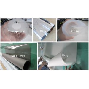 Display Sticky Screen Rear Projection Film , Thick Clear Holographic Adhesive