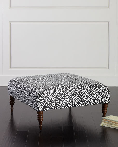 2018 nice design square ottoman handcraft wooden ottoman linen fabric ottoman foot set ottoman