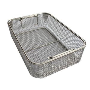 Quality Electrolyzation Surgery Sterilization Fine Mesh Basket Container for sale