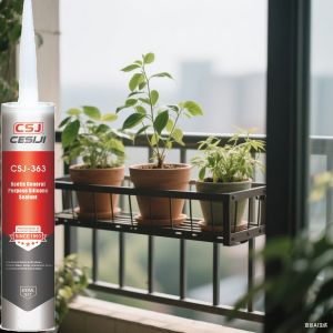 Acetic Fast Curing Silicone Sealant One Component Flexible Bond Waterproof