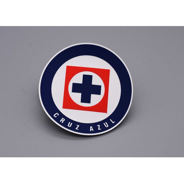 Buy Garments Customised Silicone Heat Transfer Labels With 3 Colour Logos at wholesale prices