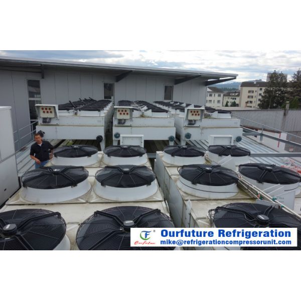 High Efficiency Room Cooling Unit Cold Storage Copper Tube Aluminum Fin Evaporator