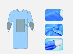 China Air Permeable Disposable Safety Clothing , Disposable Theatre Gowns CE & ISO on sale