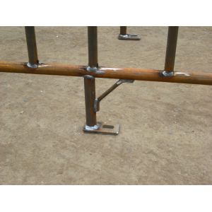 Smooth Surface Swine Gestation Stalls , Pig Breeding Equipment Light Structure