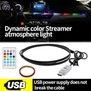 DC5V-12V RGB LED Car Interior Decoration Atmosphere Light Acrylic APP Control