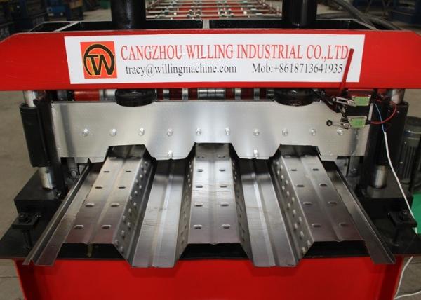 Buy Full Automatic Floor Deck Roll Forming Machine PLC Control Easy Operation at wholesale prices