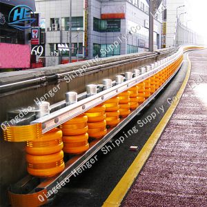 Red Road Highway Roller Barriers Safety 50KM