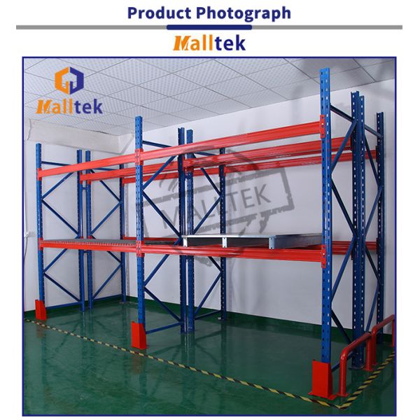 Yellow Blue Warehouse Storage Racks Metal Adjustable Layer Height 2400*800*3500 Mm
