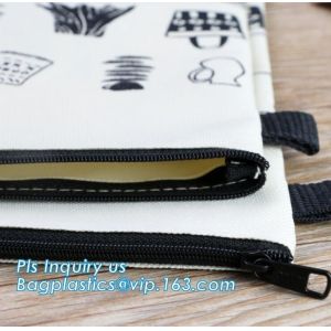 pp file folder plastic pockets document bag, A4 mesh folder zipper pocket