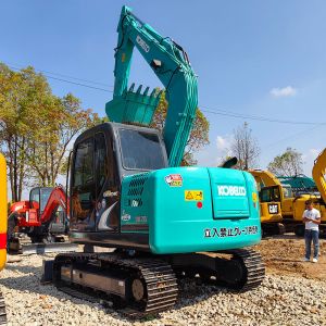 Hydraulic 42kw SK75 Used Kobelco Mini Excavators For Sale