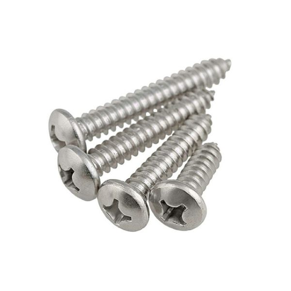 A2-70 Stainless Steel Pan Head Self Tapping Screws DIN 7981 Metric Sizes for Aluminium Titanium Brass Nickel Bronze M3 M5