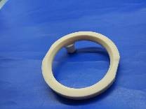 99.7% High Temperature Alumina 80 HRA Ceramic Insulation Ring