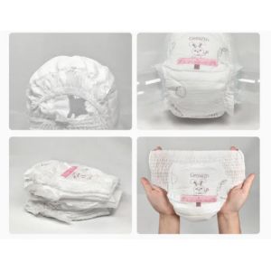 Hydrophilic and Hydrophobic Materials Disposable Diaper for Baby