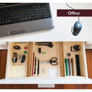 adjustable bamboo wooden silverware drawer organizers drawer dividers