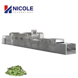 Small Tunnel Tea Leaves Drying Machine Commercial Microwave CE Verified