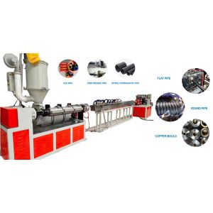 Customizable HDPE Winding Carbon Spiral Pipe Extrusion Line
