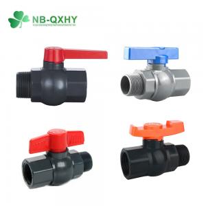 Quality PVC Plastic Male Female Thread Valve Octagonal Irrigation Ball Valve Customized Request for sale