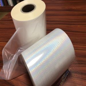 Transparent Holographic Cold Lamination Film 17 Micron Clear Holographic Film