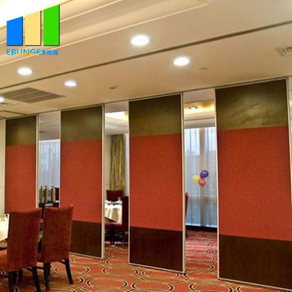 Hanging System Folding Partition Walls Aluminum Soundproof Movable Wall For