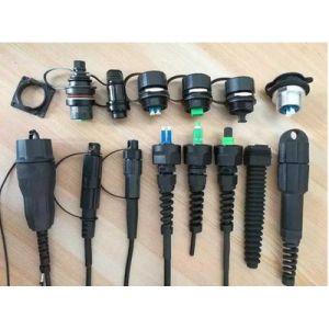 Duplex LC Fullaxs Fiber Optic Cable Connectors Ruggedised Sealing System For 4