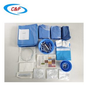 CE ISO13485 Hospital Sterile Surgical Drape Pack for Angiography