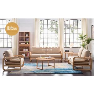 New Model 6 Seater Wood Sofa Set