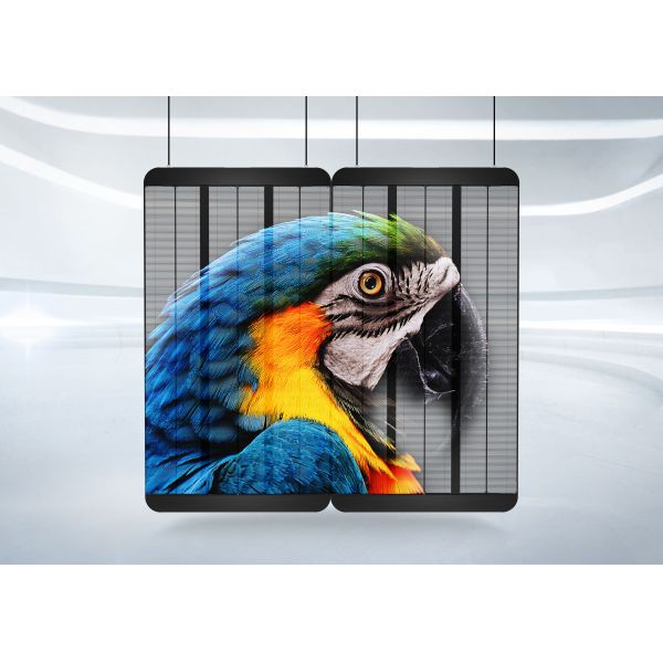 Buy High Definition LED Grille Screen IP65 Transparency LED Grille Display at wholesale prices