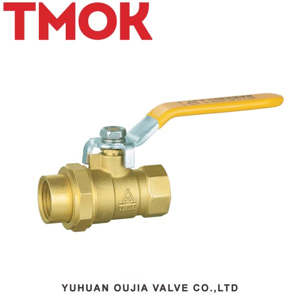 Brass inner wire ball valve long handle ball valve nickel plated source factory direct sales