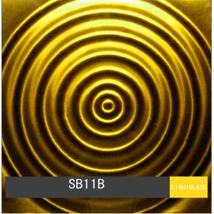 Printed EVA Laminated Glass 11.5mm Liquid Stereoscopic Effect Pattern