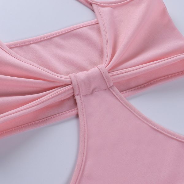 Low Cut Halter Suspender Sexy Women Dresses 61cm