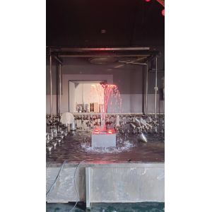 LED Lamp Color Multicolor 3D Rotary Nozzle Group Fountain High Performance