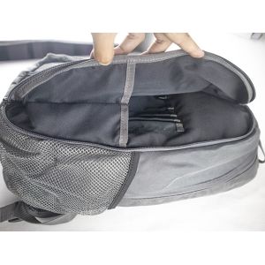 210D Polyester Lightweight Student Backpack Ventilative Mesh Backpanel