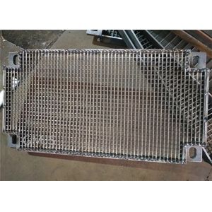 304 Stainless Steel Johnson Wedge Wire Screens / Flat Water Screen Filter