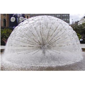 Quality 3&quot; Hemisphere Crystal DN80 Dancing Fountain Nozzles for sale