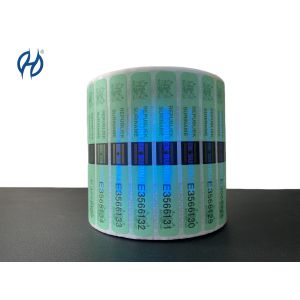 Customized Tax Stamp Duty Security Paper Adhesive For Wine / Tobacco