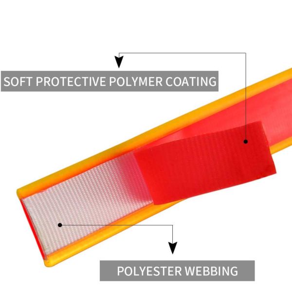 4ft Orange Waterproof Dog Leash , No Pull Unchewable Dog Leash For Small Medium Large Dogs