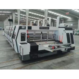 Flexo Printer Slot Die Cut Carton Box Manufacturing Machine Computerized