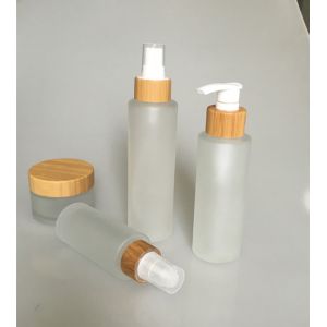 Classic 150ml 50g Bamboo Cosmetic Container With Lid