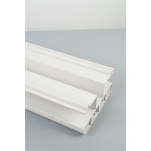 UV Resistant PVC Channel Extrusion Customized Profile Plastic