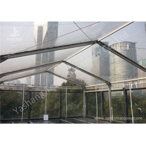 Quality Waterproof Outside High Strong Framed tent with clear roof , clear top wedding tent for sale