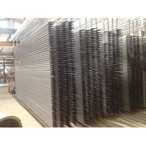 QC Checking Industrial Aluminum Extrusion Profiles with PVDF coating Surface